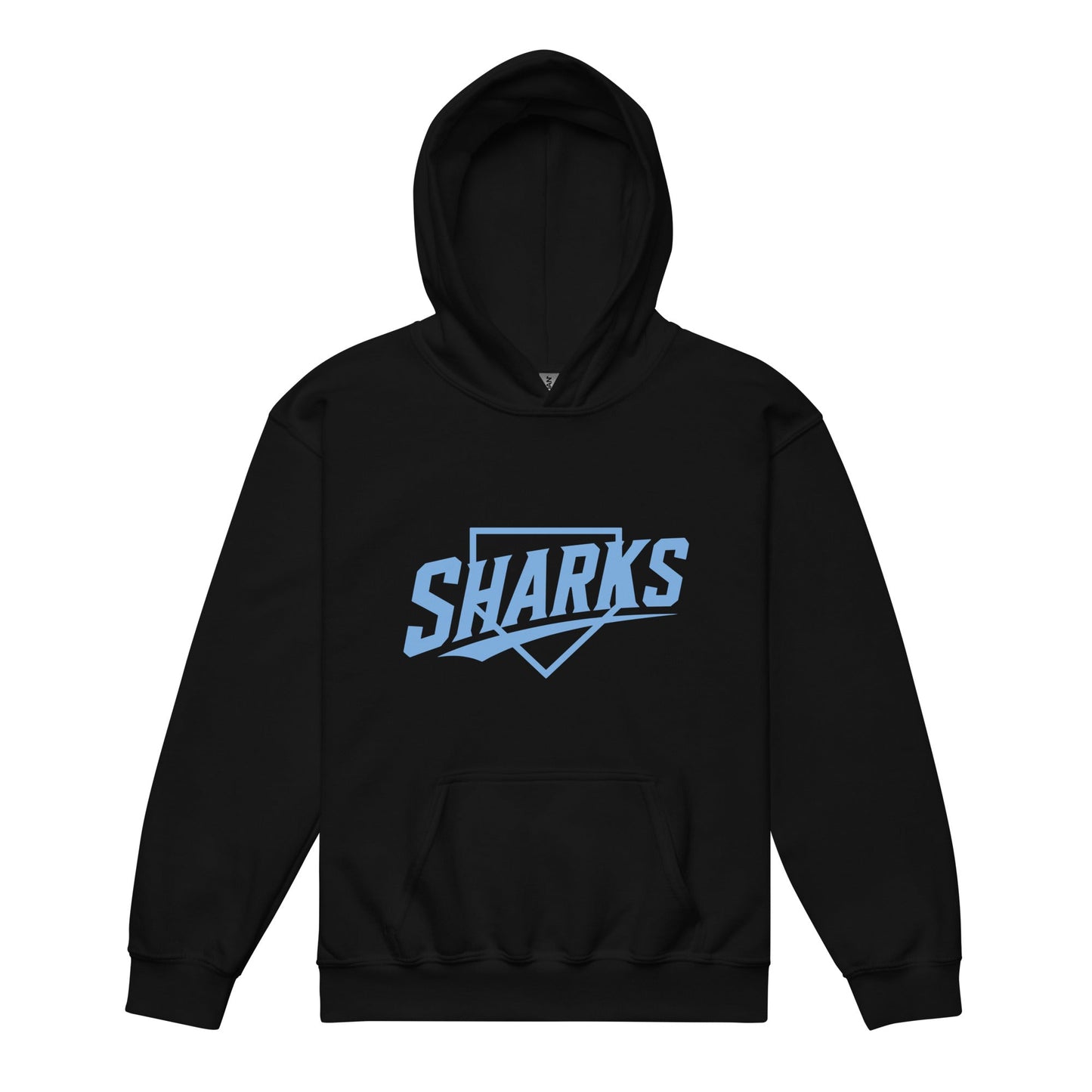 Classic | Youth Hoodie | The Sharks Baseball Team | Crest Logo