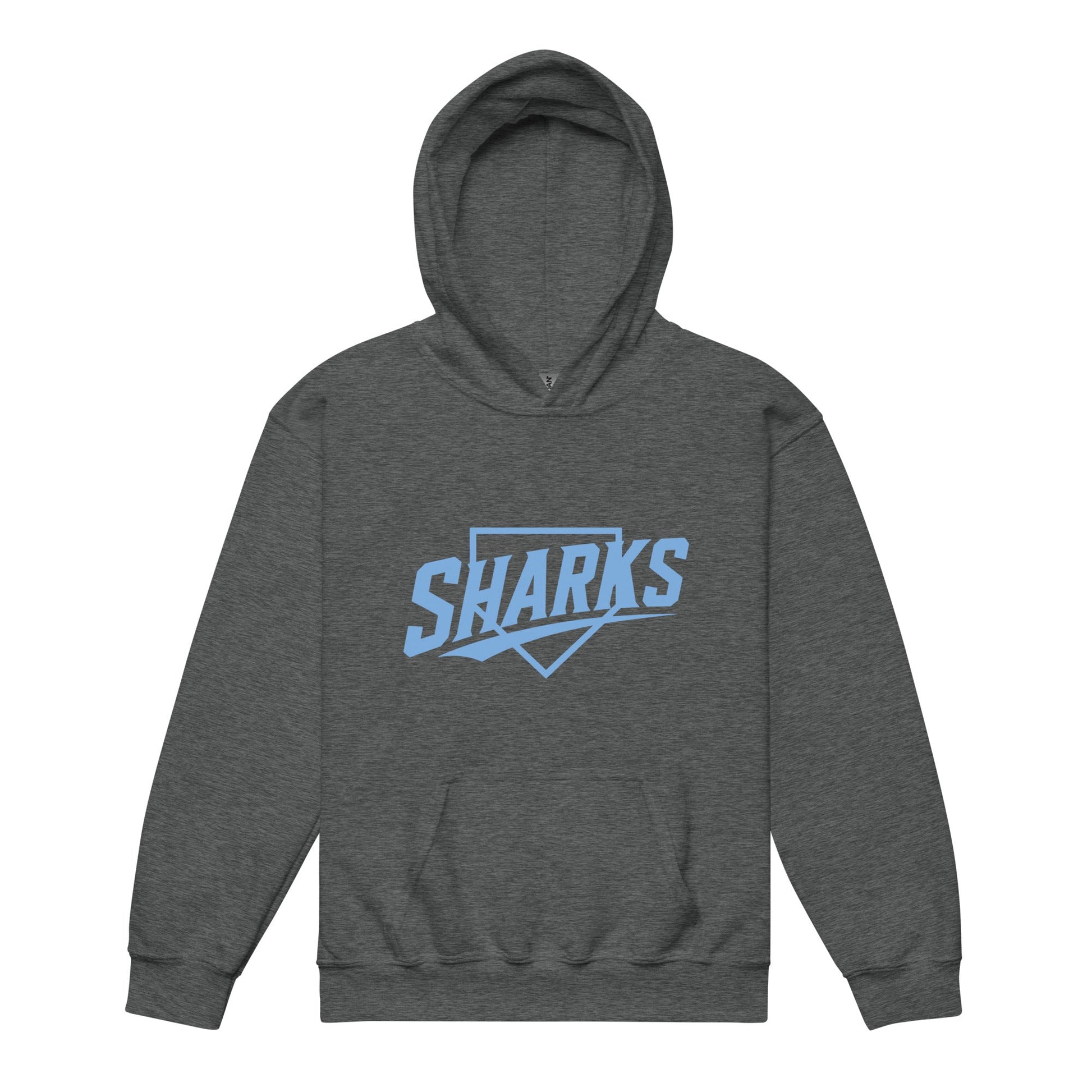 Classic | Youth Hoodie | The Sharks Baseball Team | Crest Logo