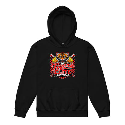 Classic | Youth Hoodie | Tigers Elite Softball | Emblem Logo