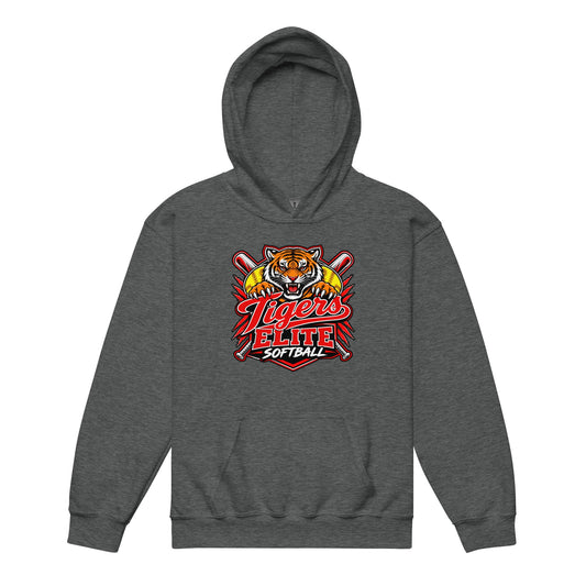 Classic | Youth Hoodie | Tigers Elite Softball | Emblem Logo