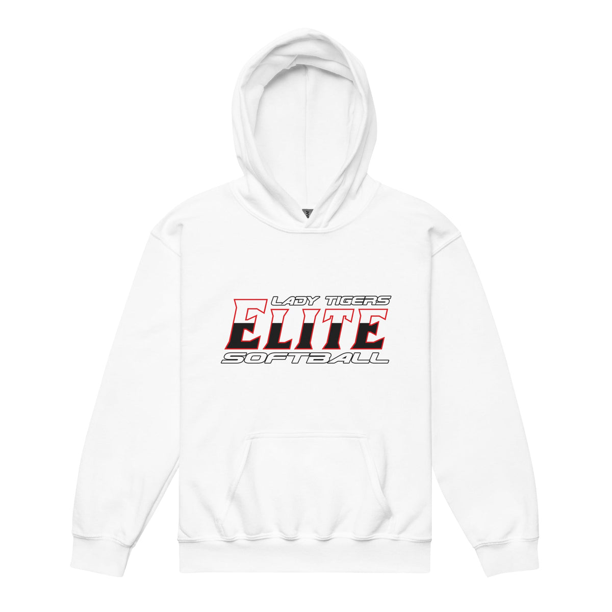 Classic | Youth Hoodie | Tigers Elite Softball | Modern Script Logo