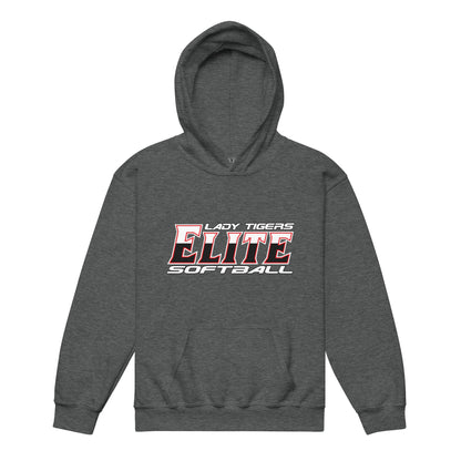 Classic | Youth Hoodie | Tigers Elite Softball | Modern Script Logo