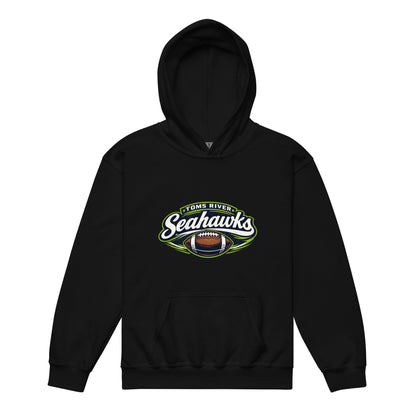 Classic | Youth Hoodie | Toms River Seahawks | Football Emblem Logo