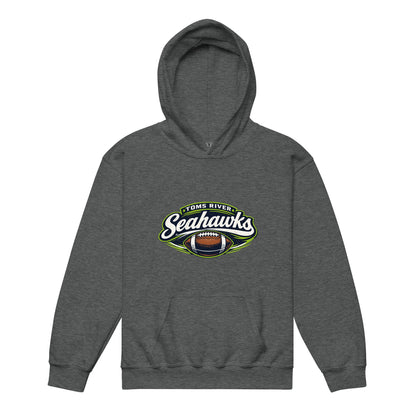 Classic | Youth Hoodie | Toms River Seahawks | Football Emblem Logo