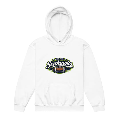 Classic | Youth Hoodie | Toms River Seahawks | Football Emblem Logo