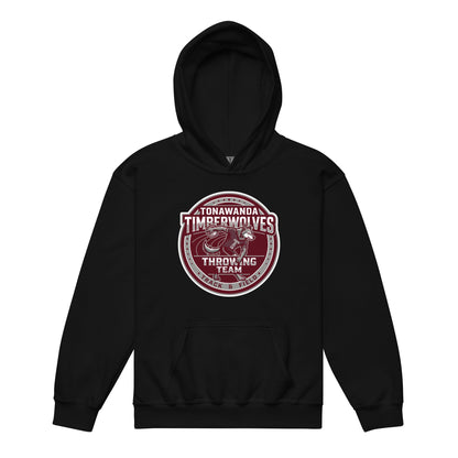 Classic | Youth Hoodie | Tonawanda High School Track and Field | Throwing Team Logo