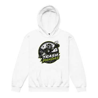 Classic | Youth Hoodie | Trash Pandas Baseball Organization | Emblem Logo