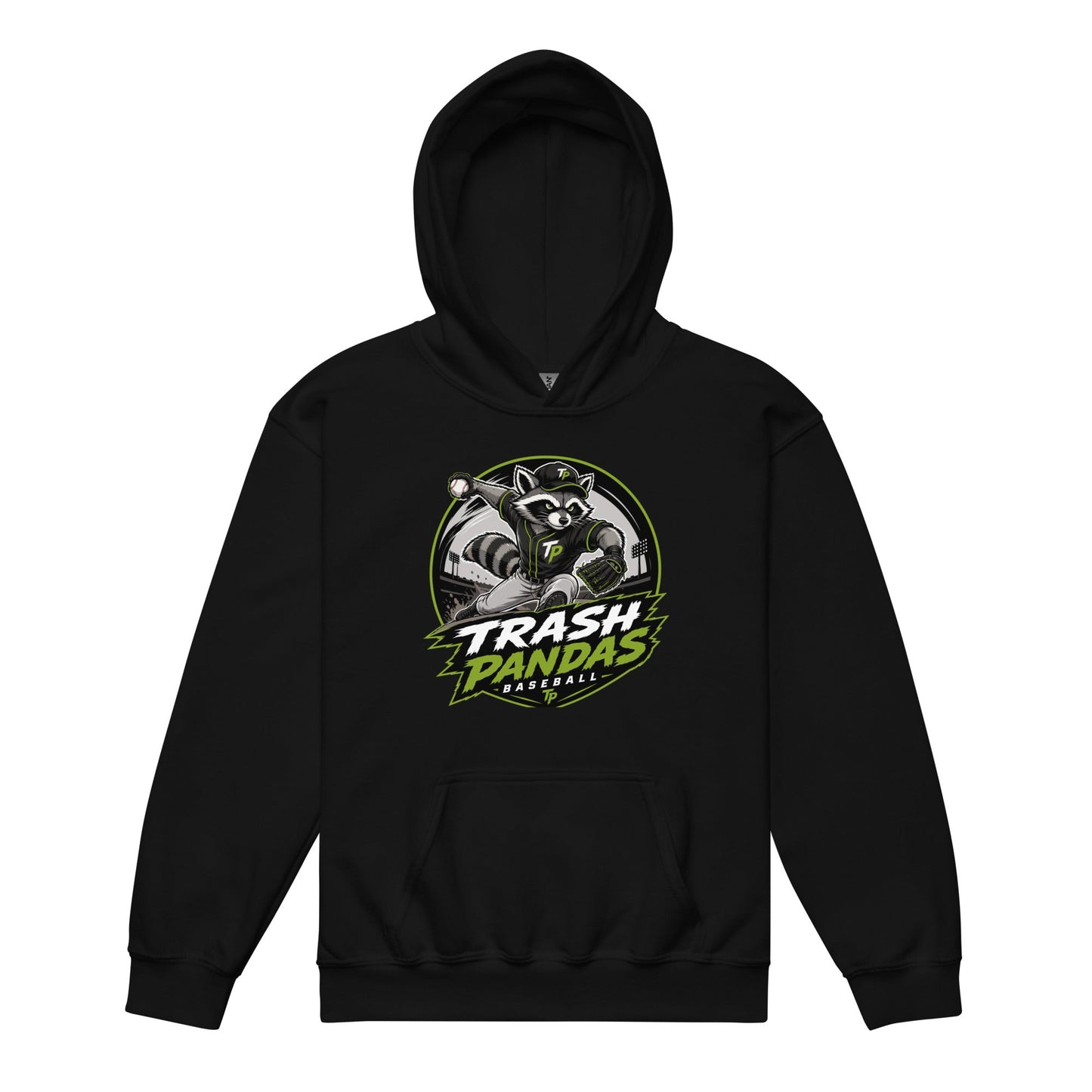 Classic | Youth Hoodie | Trash Pandas Baseball Organization | Vanguard Logo