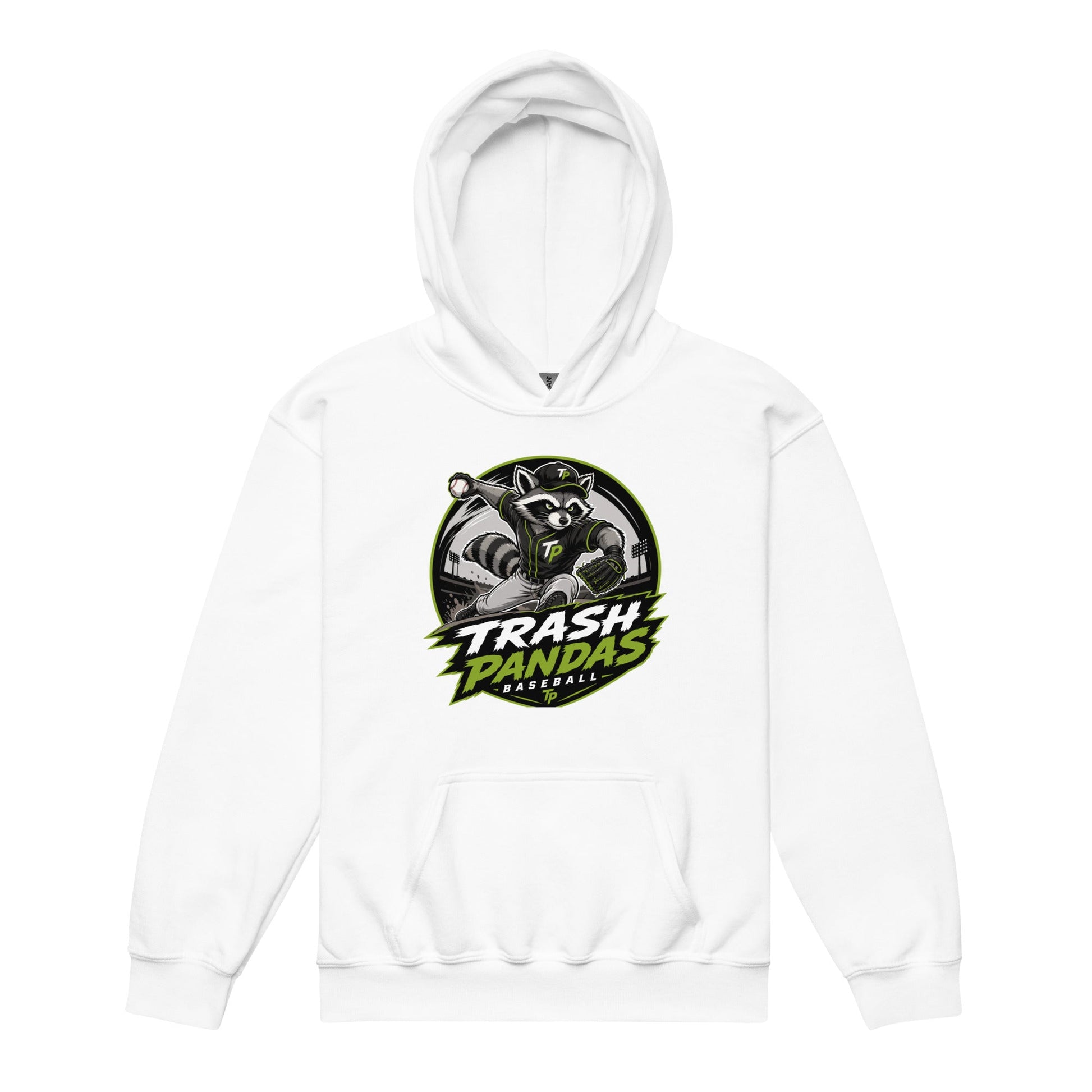 Classic | Youth Hoodie | Trash Pandas Baseball Organization | Vanguard Logo