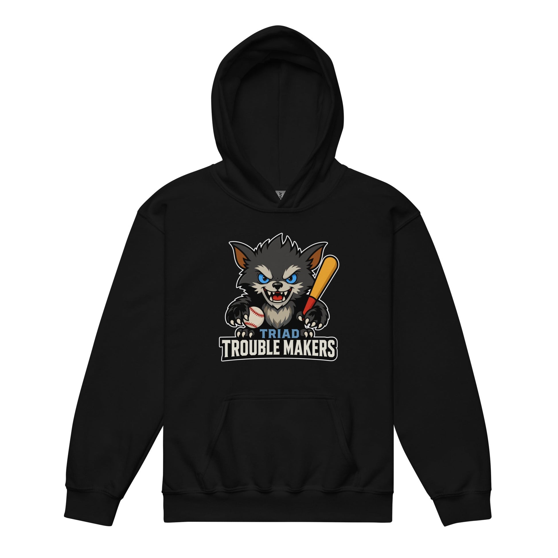 Classic | Youth Hoodie | Triad Troublemakers | Mascot Logo
