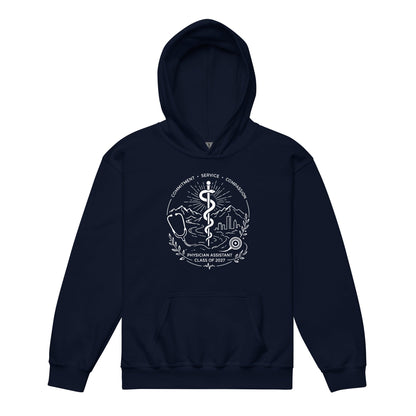 Classic | Youth Hoodie | Trine PA program | Crest Logo