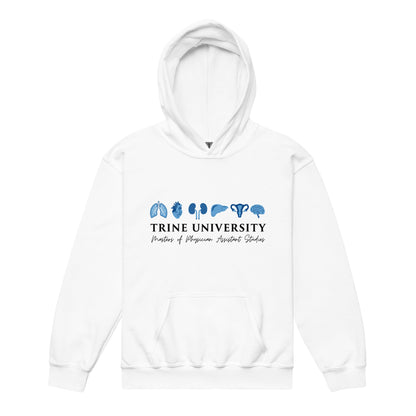 Classic | Youth Hoodie | Trine PA program | Modern Script Logo