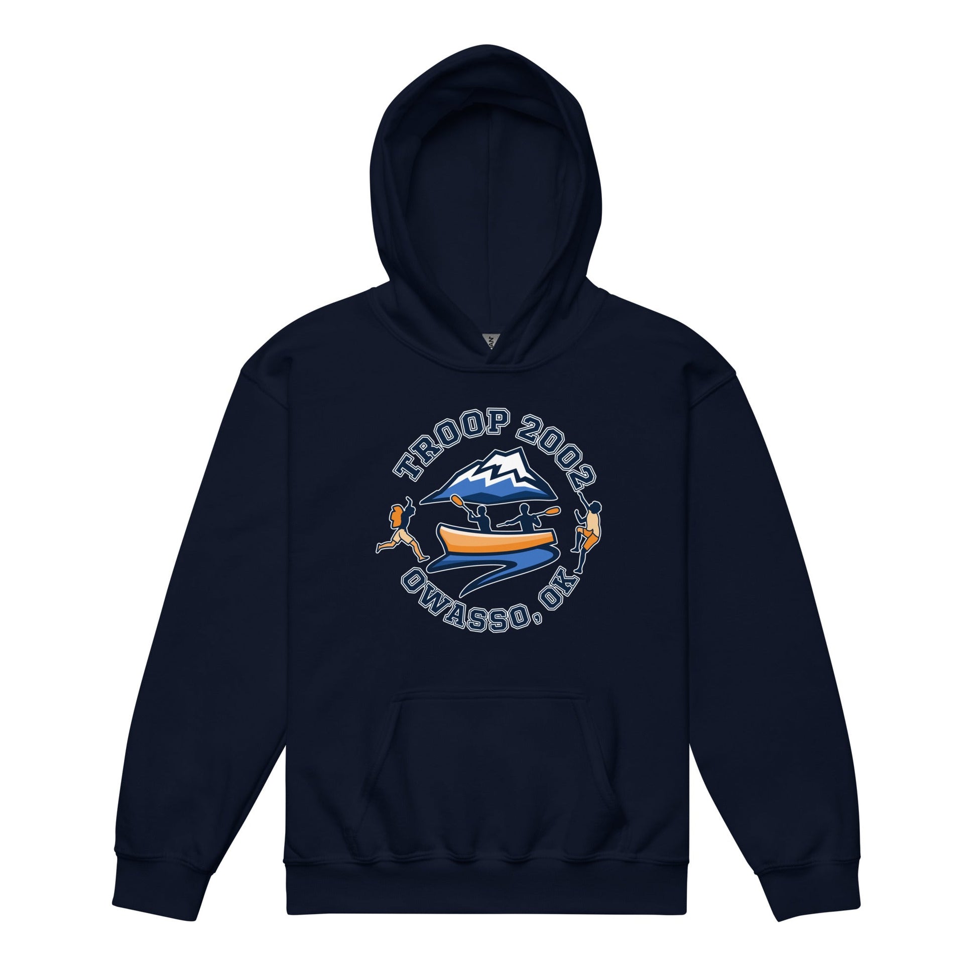 Classic | Youth Hoodie | Troop 2002 | Trailblazer Crest Logo