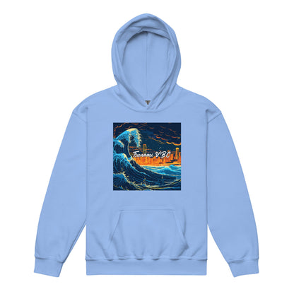 Classic | Youth Hoodie | Tsunami Volleyball Club | Glow Tide Athletics Logo