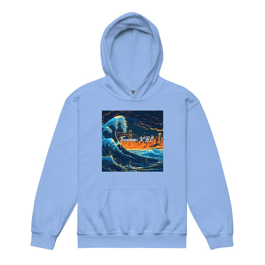 Classic | Youth Hoodie | Tsunami Volleyball Club | Glow Tide Athletics Logo