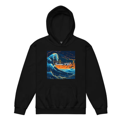 Classic | Youth Hoodie | Tsunami Volleyball Club | Glow Tide Athletics Logo