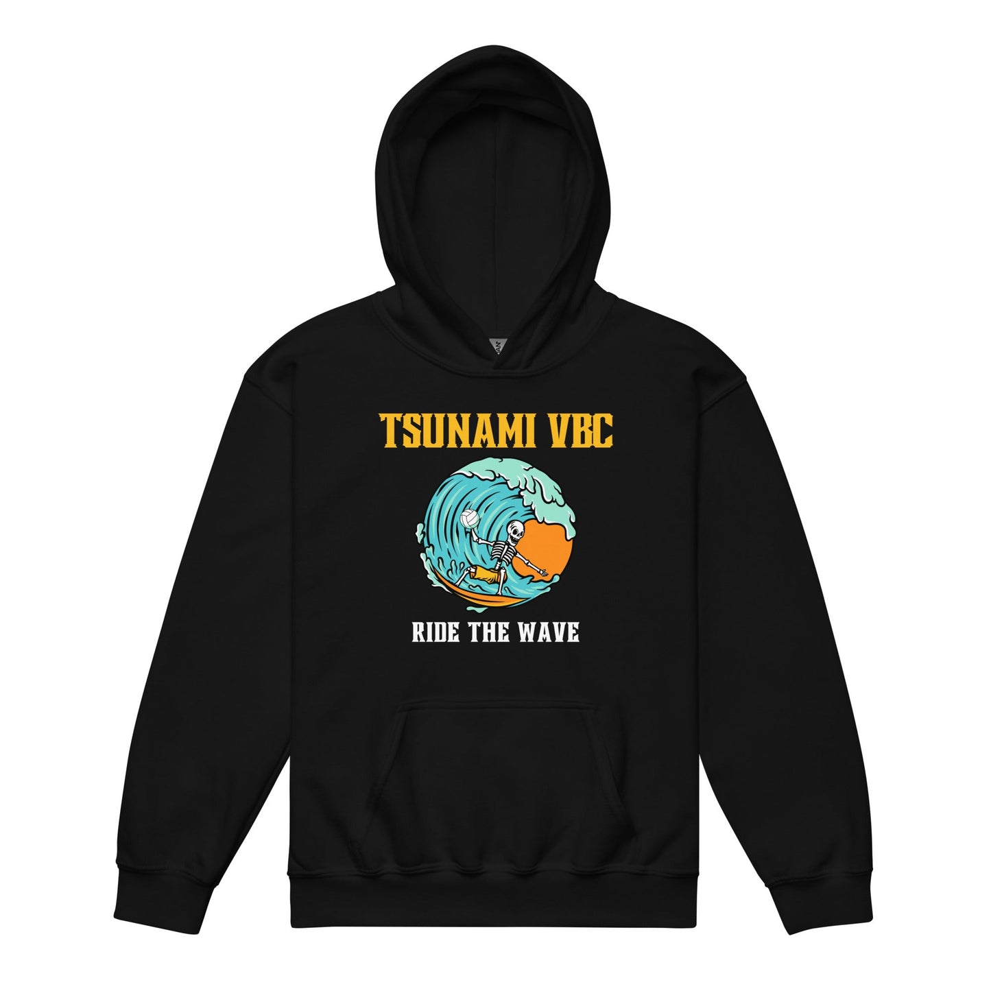Classic | Youth Hoodie | Tsunami Volleyball Club | Surf Wave VBC Logo