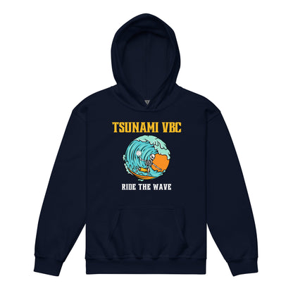 Classic | Youth Hoodie | Tsunami Volleyball Club | Surf Wave VBC Logo