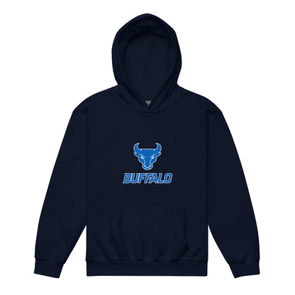 Classic | Youth Hoodie | UB Womens Club Basketball | Vanguard Buffalo Crest Logo