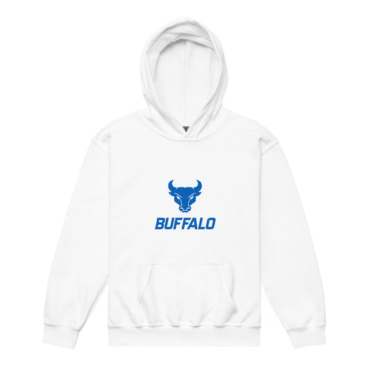 Classic | Youth Hoodie | UB Womens Club Basketball | Vanguard Buffalo Crest Logo