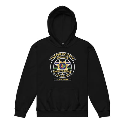 Classic | Youth Hoodie | Ulster County Sheriff's Office Wellness Division | Badge Logo