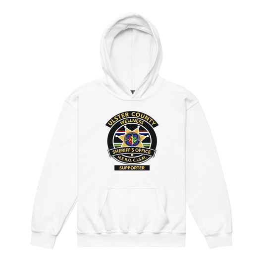 Classic | Youth Hoodie | Ulster County Sheriff's Office Wellness Division | Badge Logo