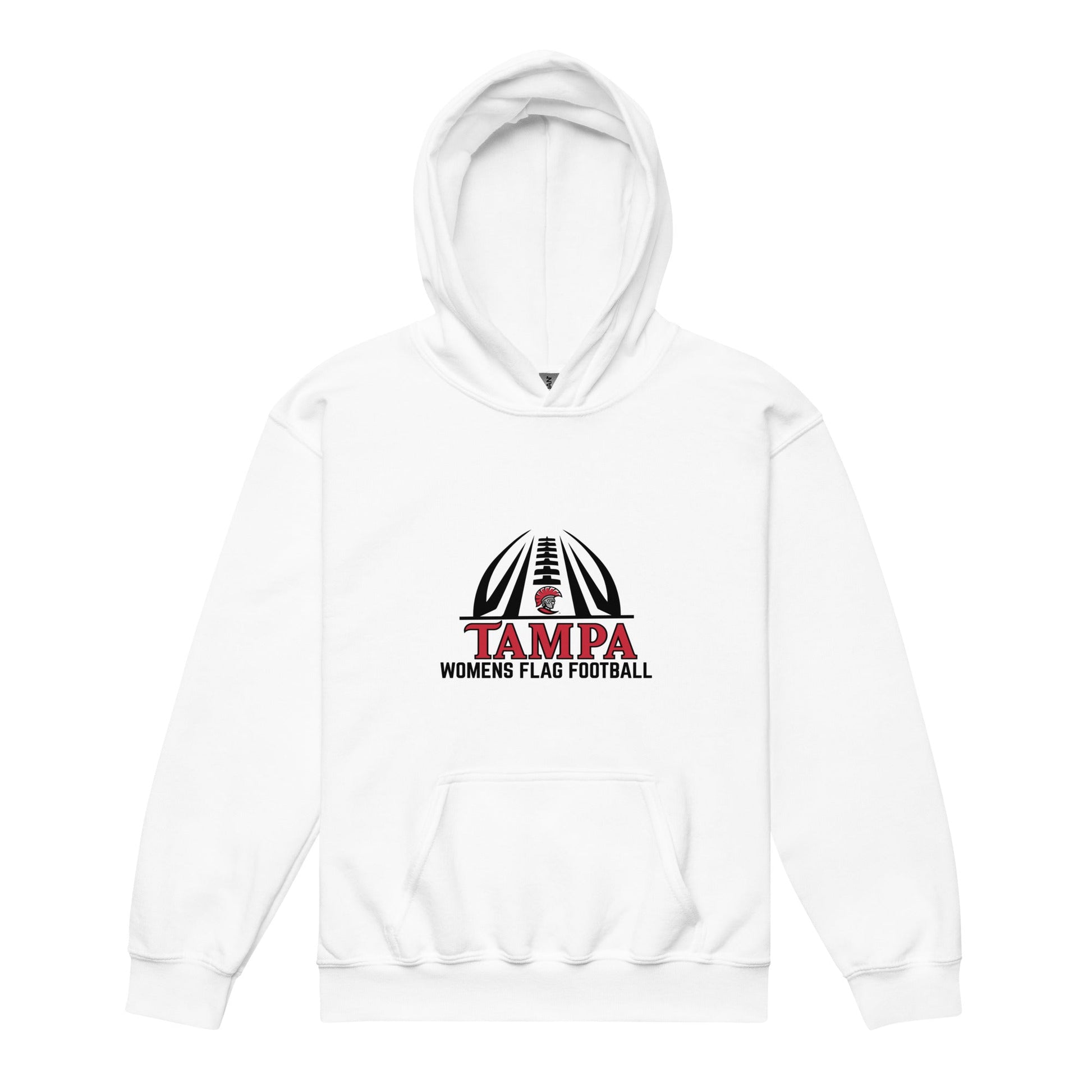 Classic | Youth Hoodie | University of Tampa Women's Flag Football | Football Logo