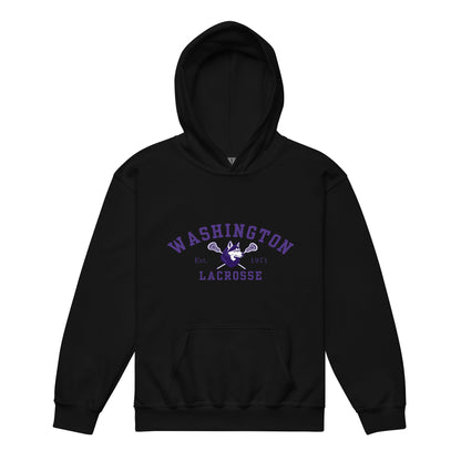 Classic | Youth Hoodie | UW Women's Club Lacrosse | Washington Lacrosse Logo
