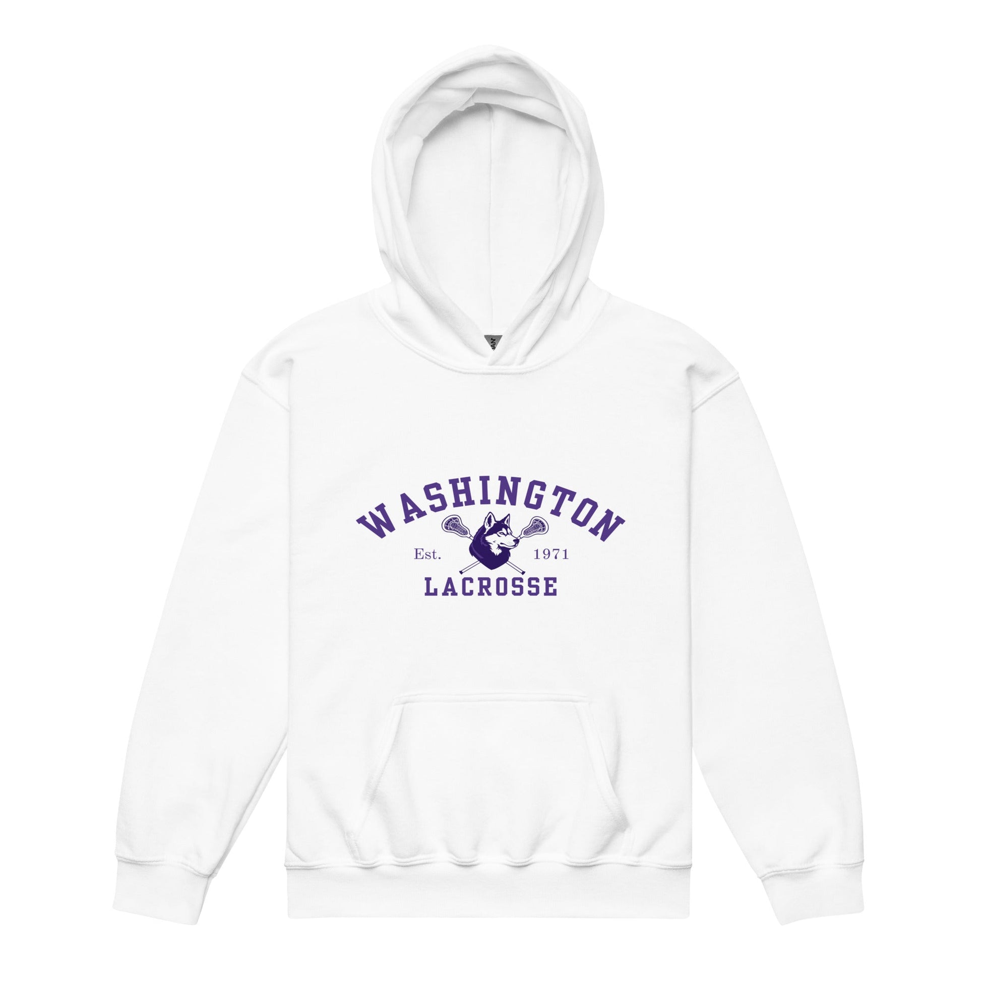 Classic | Youth Hoodie | UW Women's Club Lacrosse | Washington Lacrosse Logo