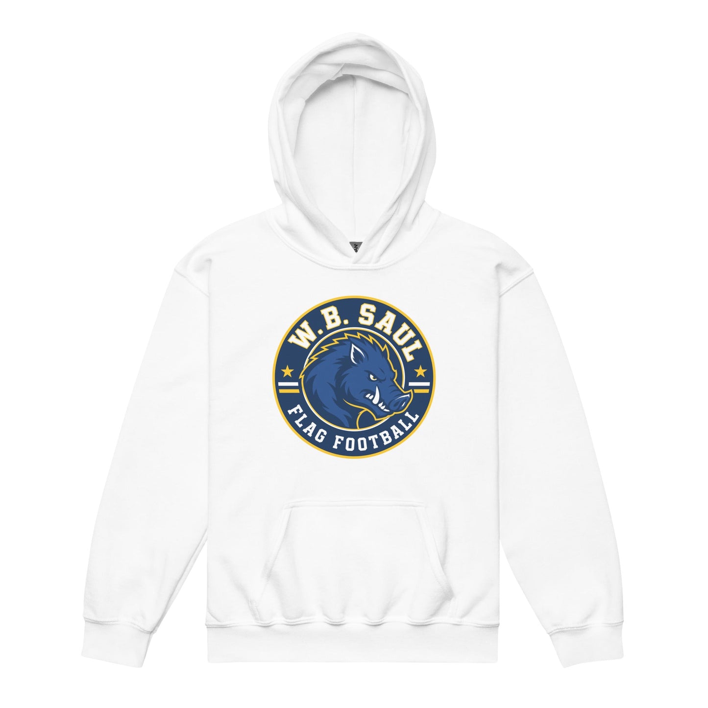 Classic | Youth Hoodie | W.B.Saul Razorbacks | Badge Logo