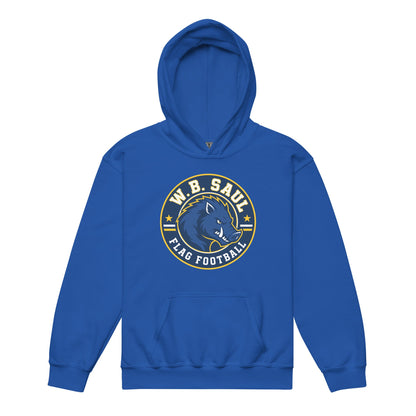 Classic | Youth Hoodie | W.B.Saul Razorbacks | Badge Logo
