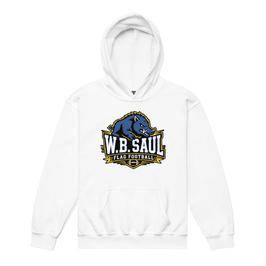 Classic | Youth Hoodie | W.B.Saul Razorbacks | Crest Logo
