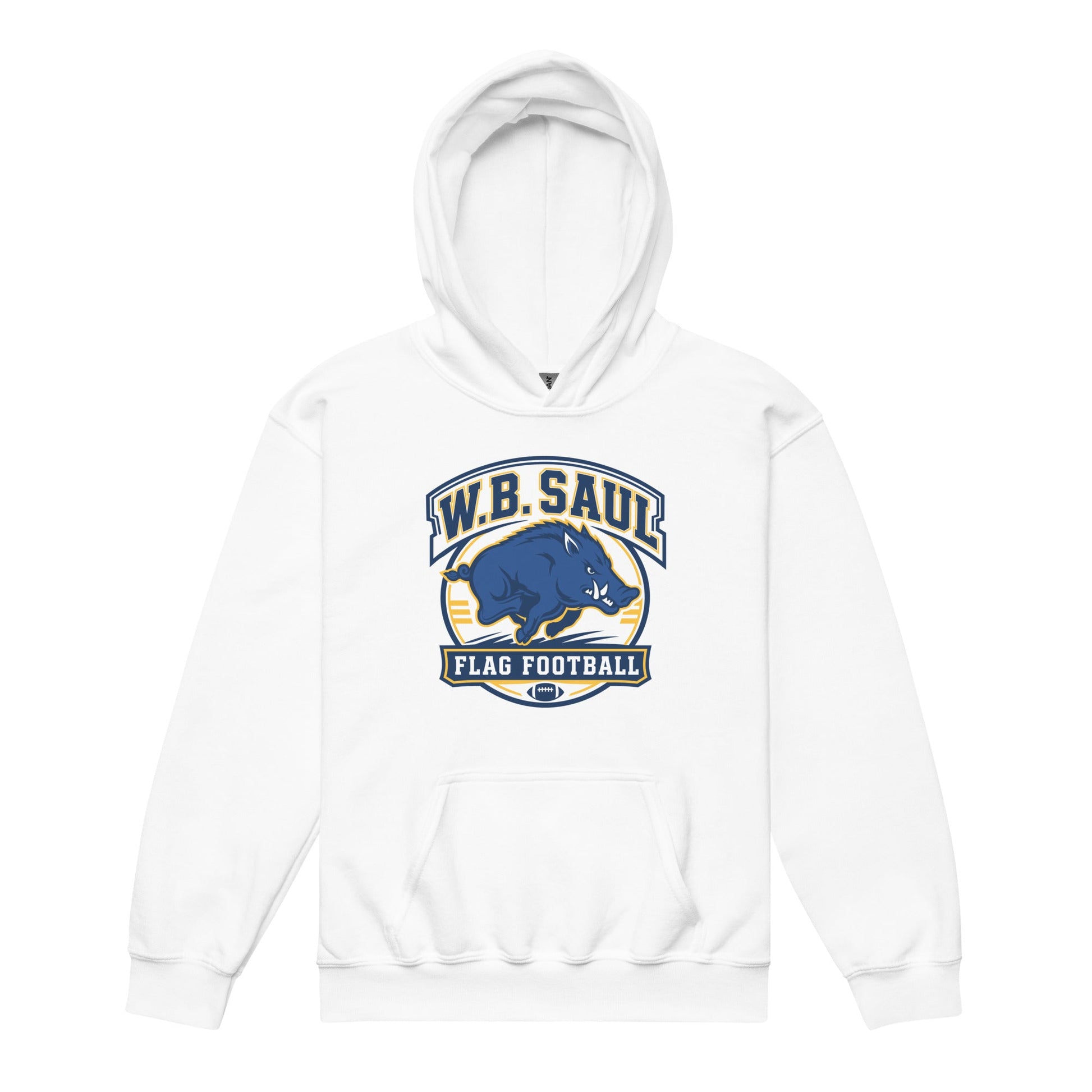 Classic | Youth Hoodie | W.B.Saul Razorbacks | Emblem Logo