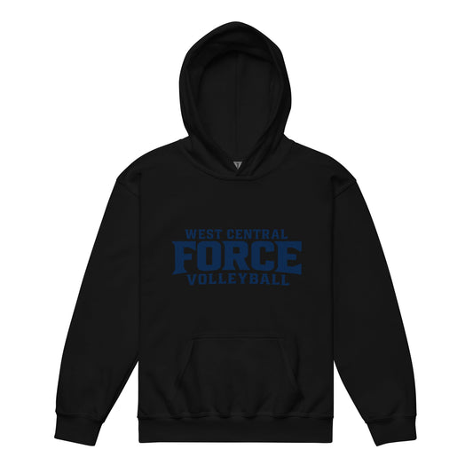 Classic | Youth Hoodie | West Central Force Volleyball | Blue Logo