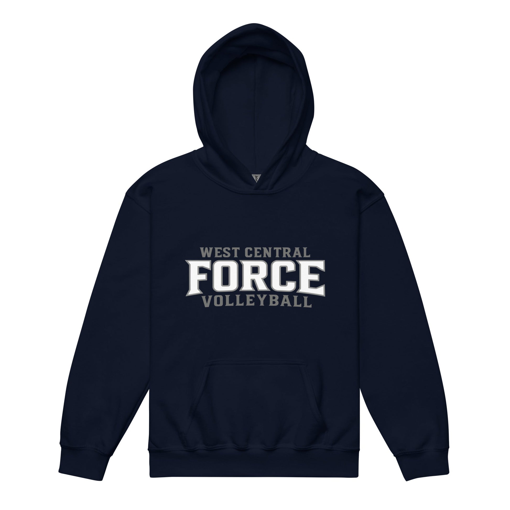 Classic | Youth Hoodie | West Central Force Volleyball | Grey Logo