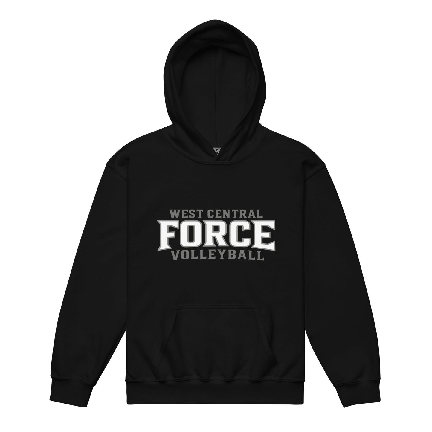 Classic | Youth Hoodie | West Central Force Volleyball | Grey Logo