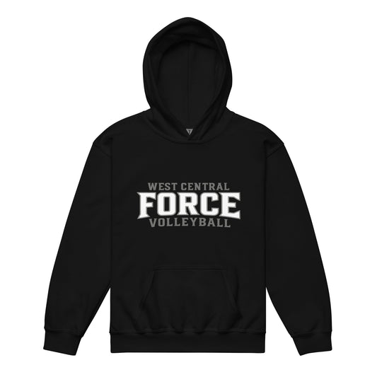 Classic | Youth Hoodie | West Central Force Volleyball | Grey Logo