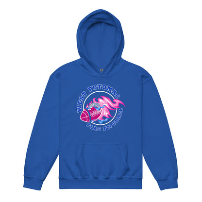Classic | Youth Hoodie | West Potomac Flag Football | Crest Logo
