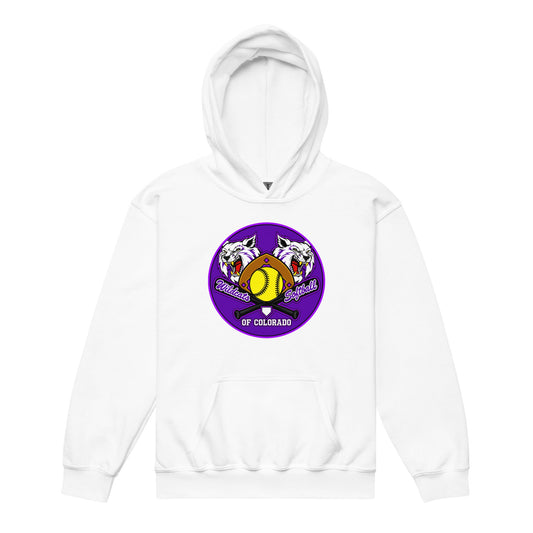Classic | Youth Hoodie | Wildcats Softball | Badge Logo
