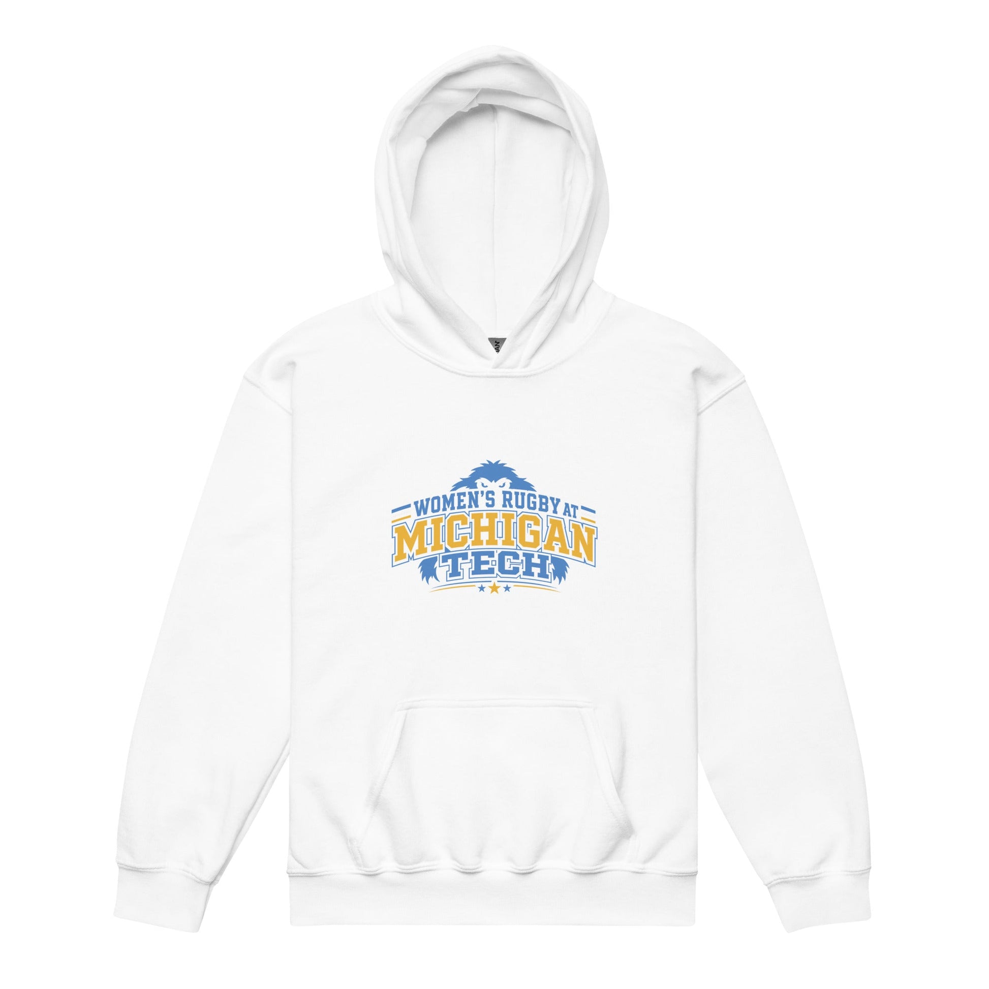 Classic | Youth Hoodie | Women’s Rugby at Michigan Tech | Varsity Crest Logo