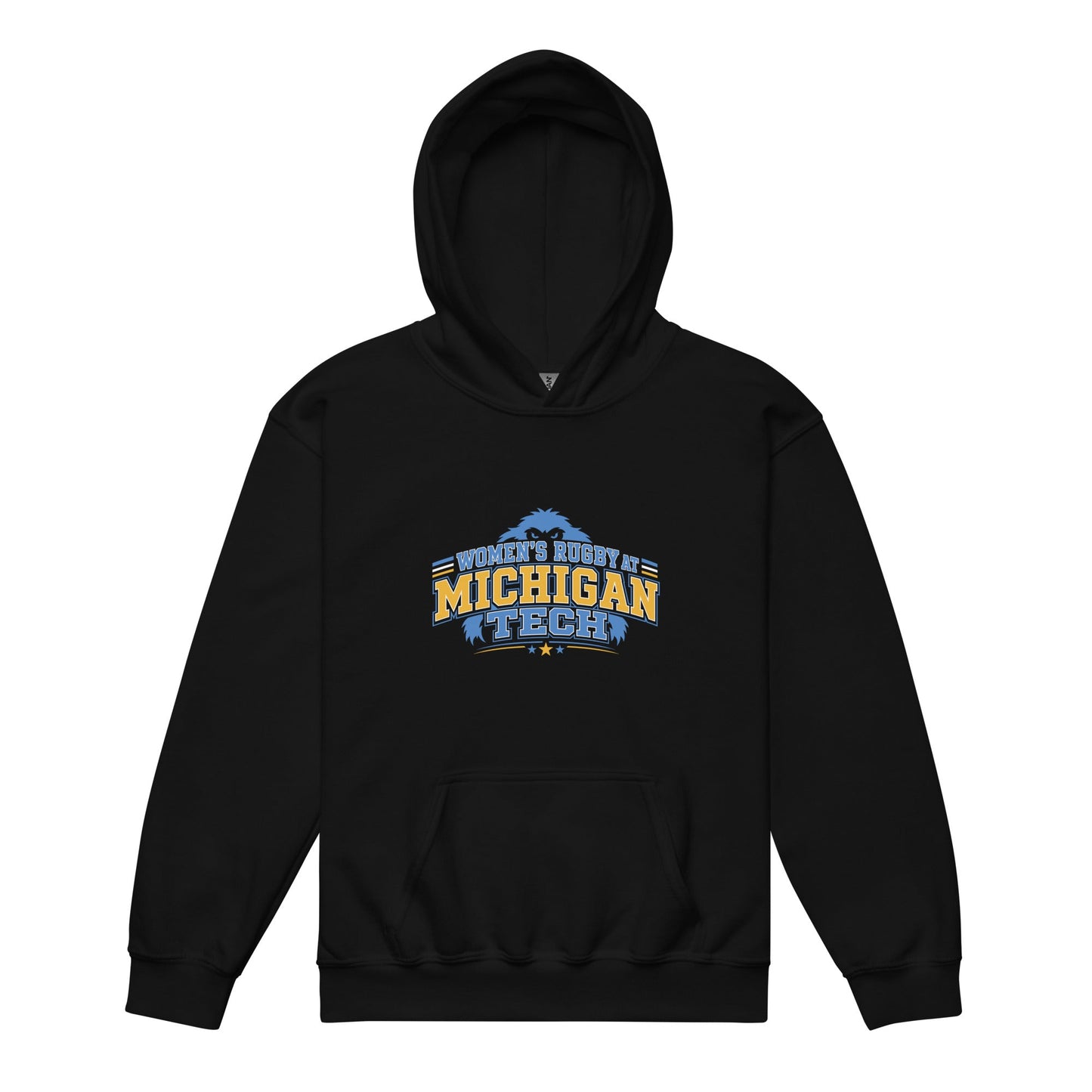 Classic | Youth Hoodie | Women’s Rugby at Michigan Tech | Varsity Crest Logo