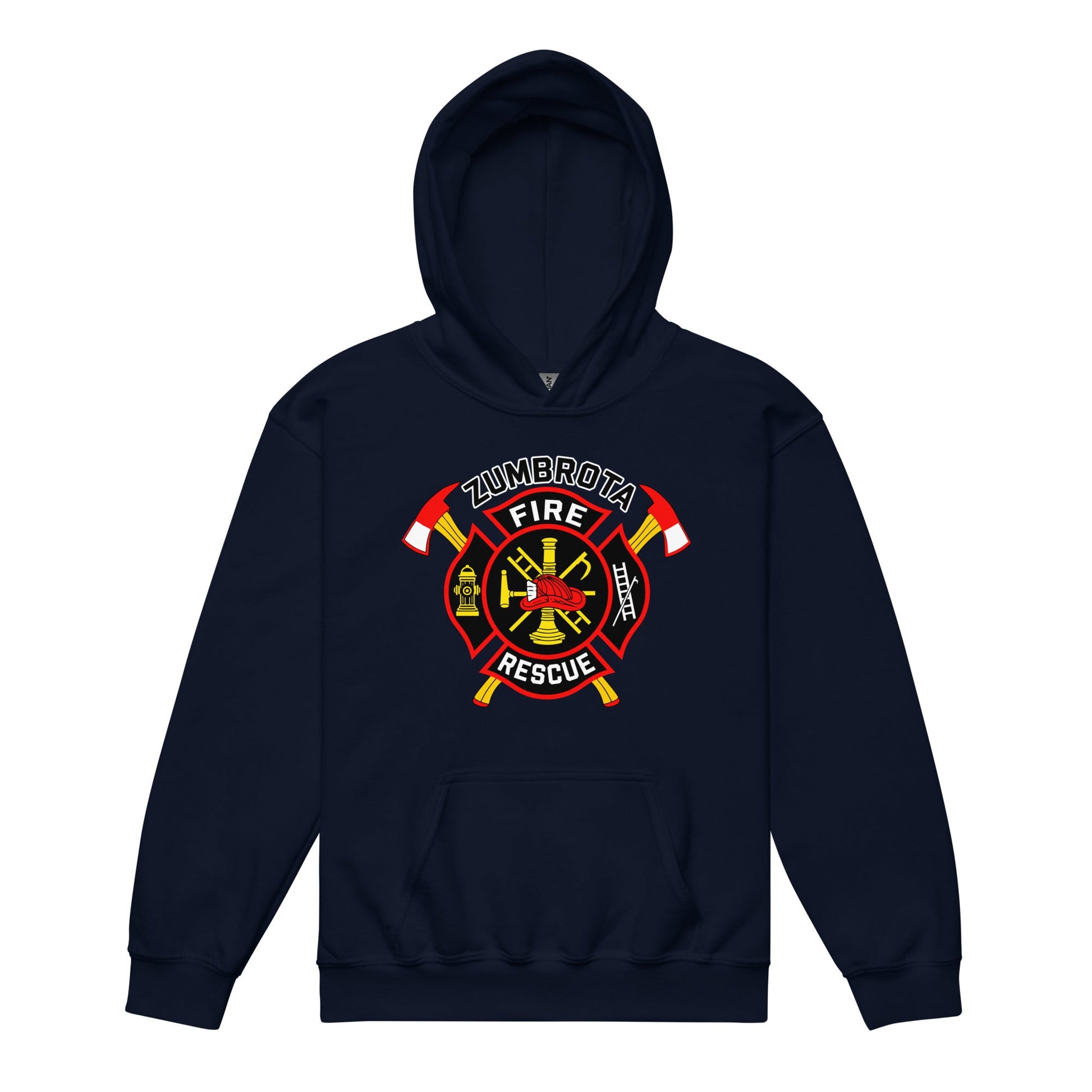 Classic | Youth Hoodie | Zumbrota Fire Department | Vanguard Logo