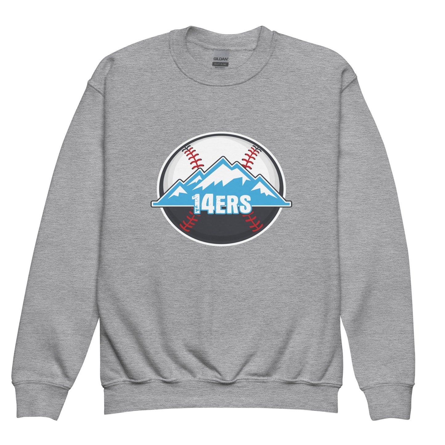 Classic | Youth Sweatshirt | 14ers Baseball | Athletics Logo