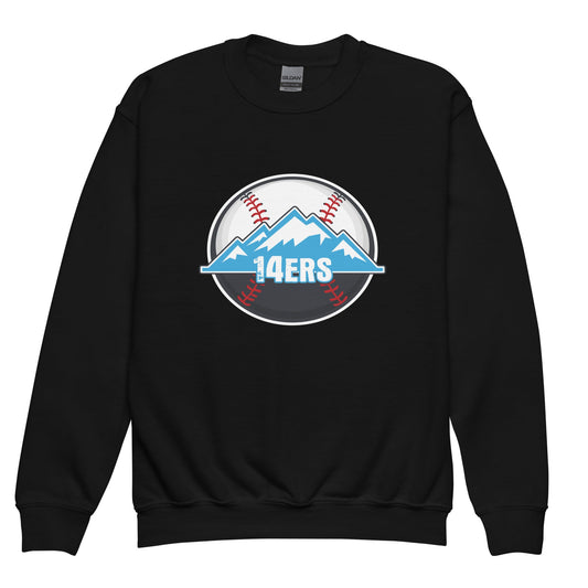 Classic | Youth Sweatshirt | 14ers Baseball | Athletics Logo