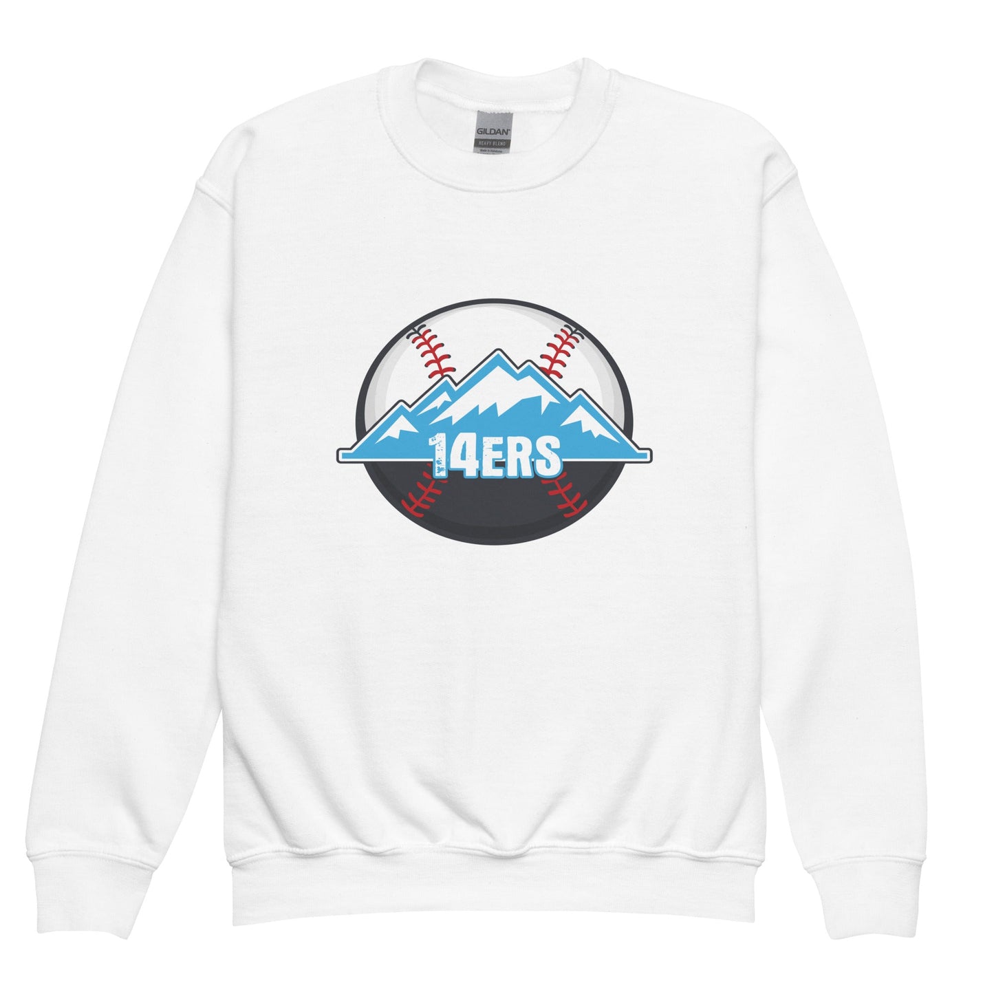 Classic | Youth Sweatshirt | 14ers Baseball | Athletics Logo