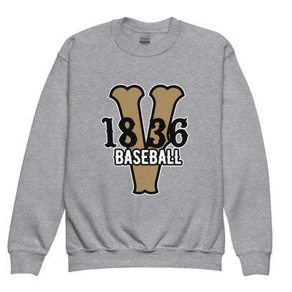 Classic | Youth Sweatshirt | 1836 Volunteers Baseball | Crest Logo