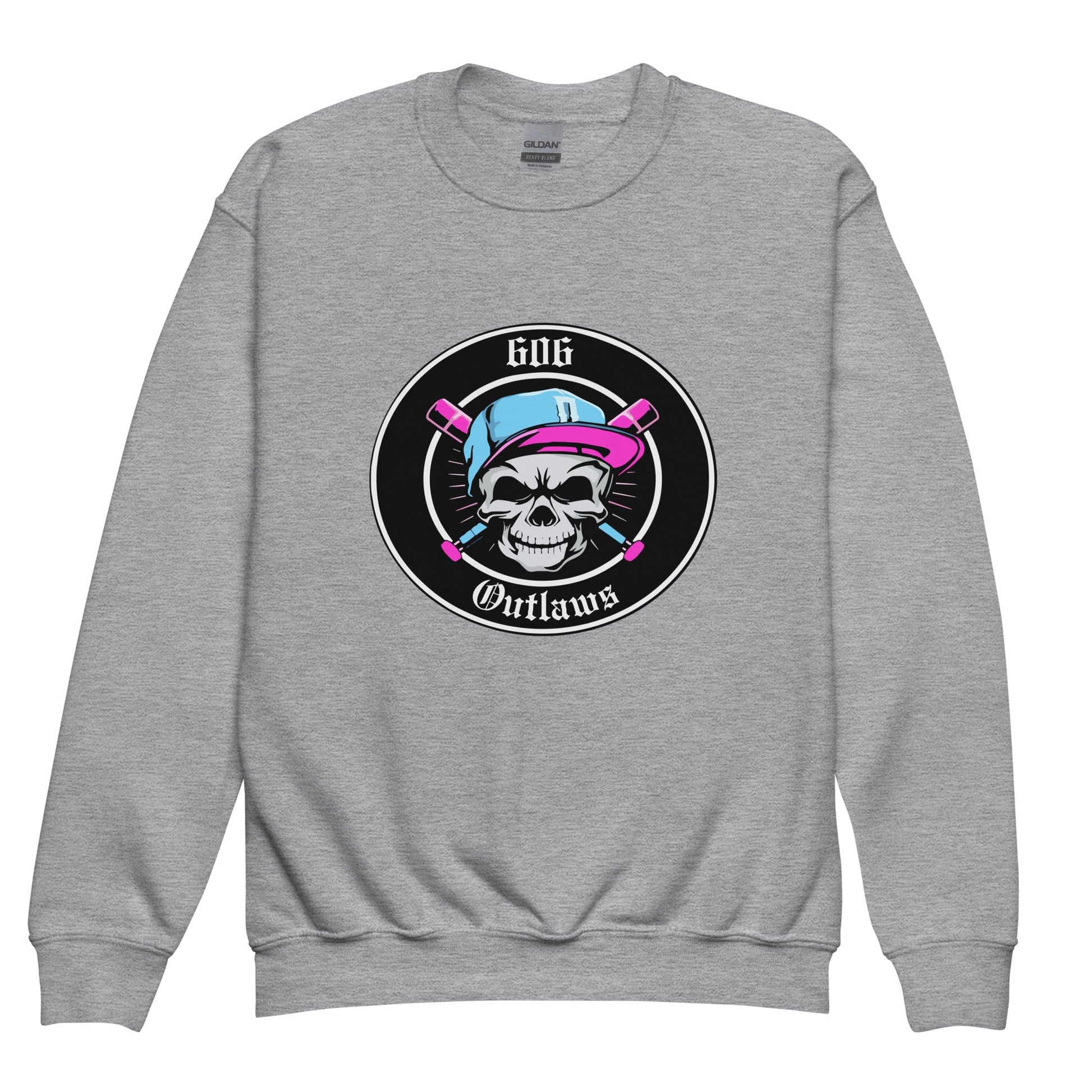 Classic | Youth Sweatshirt | 606 Outlaws Baseball | Badge Logo