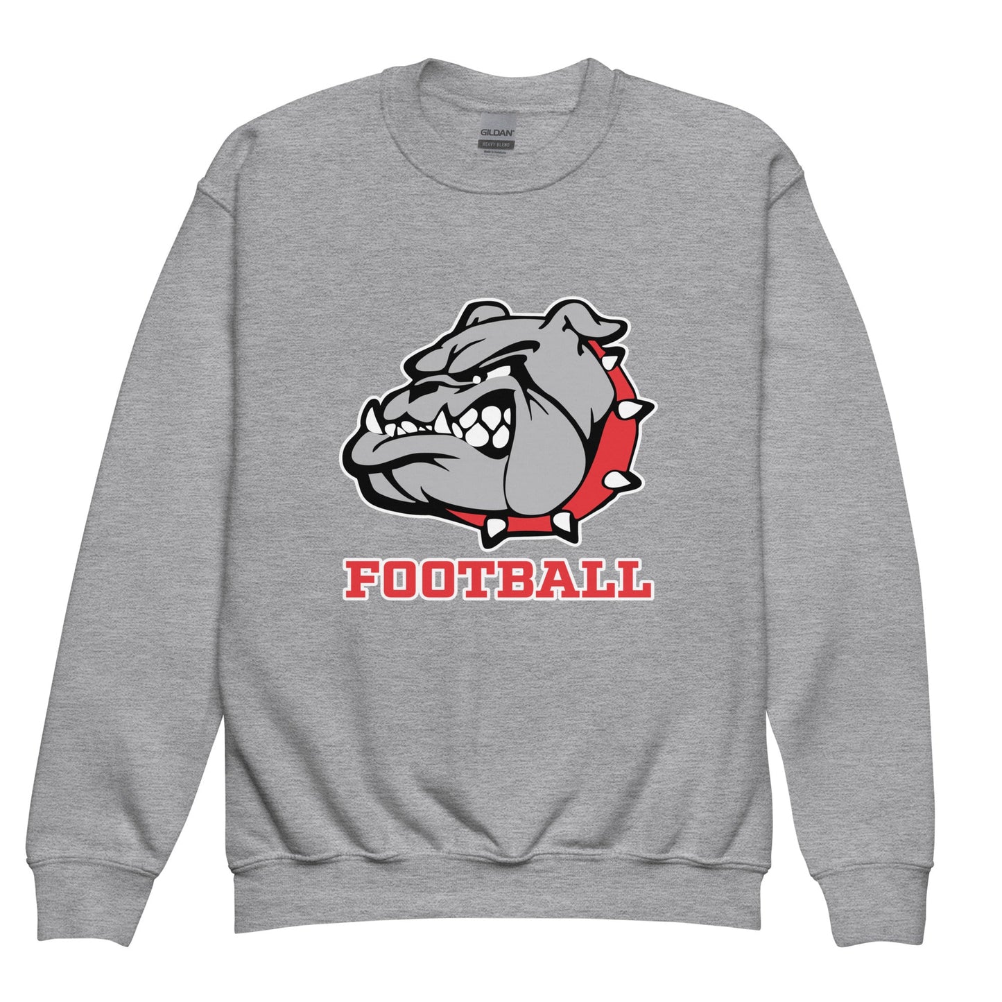 Classic | Youth Sweatshirt | 6th Grade Bulldogs Team | Football Logo