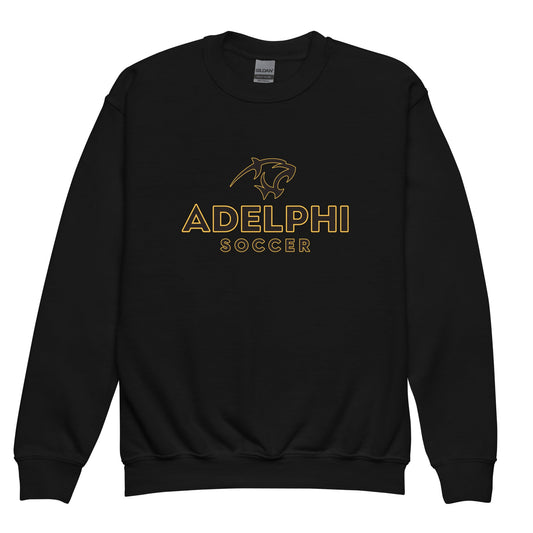 Classic | Youth Sweatshirt | Adelphi Womens Soccer | Vanguard Mark Logo