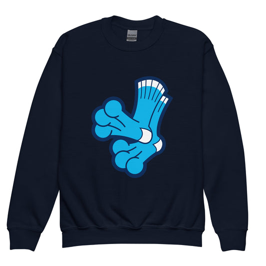 Classic | Youth Sweatshirt | Aquasox Softball | Athletic Sock Logo